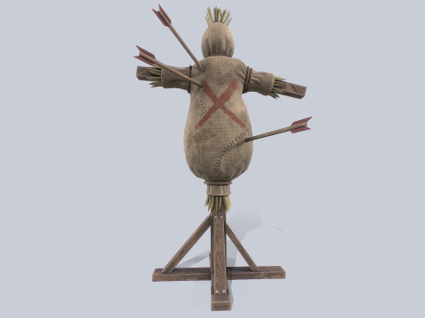Training dummy 3D Model