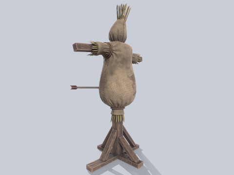 Training dummy 3D Model
