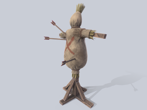 Training dummy 3D Model