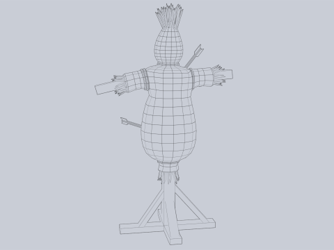 Training dummy 3D Model