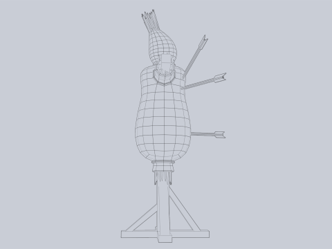 Training dummy 3D Model