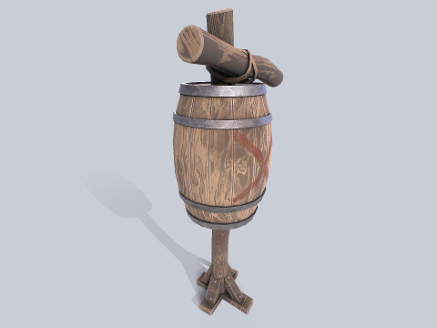 Training dummy 3D Model