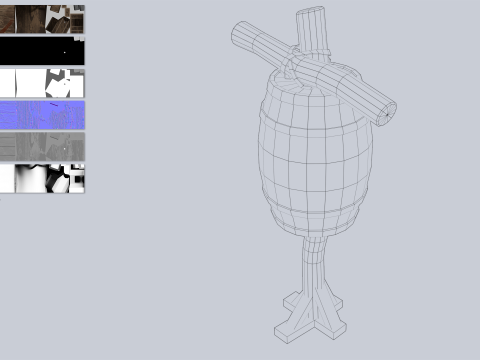Training dummy 3D Model