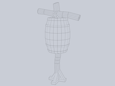 Training dummy 3D Model