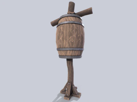 Training dummy 3D Model