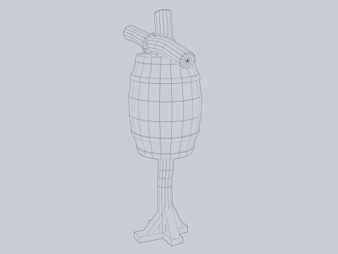 Training dummy 3D Model
