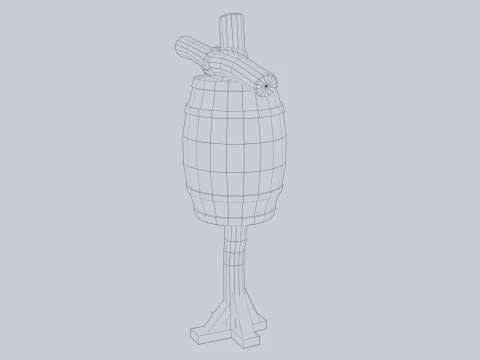 Training dummy 3D Model