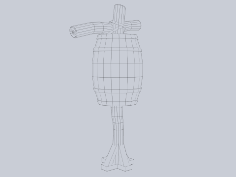 Training dummy 3D Model