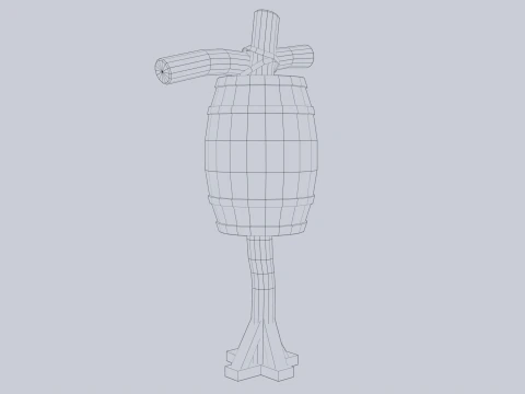 Training dummy 3D Model