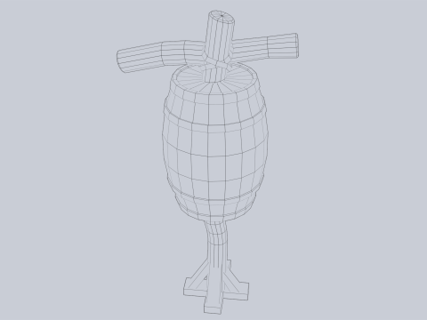 Training dummy 3D Model