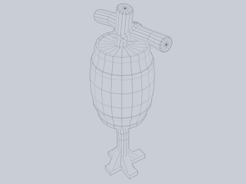 Training dummy 3D Model