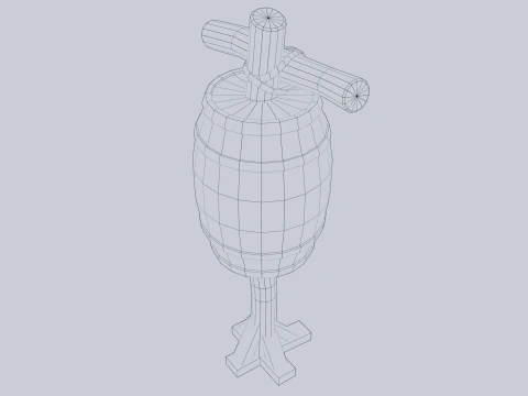 Training dummy 3D Model