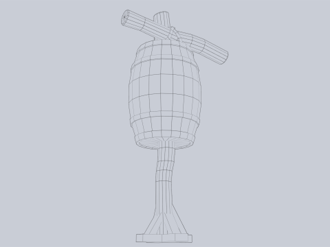 Training dummy 3D Model