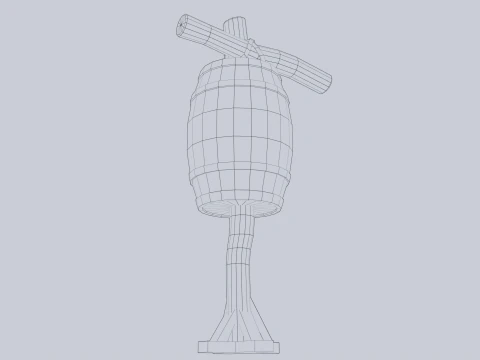 Training dummy 3D Model