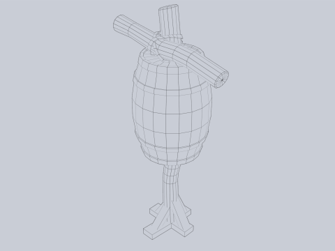 Training dummy 3D Model