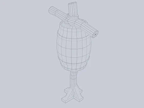 Training dummy 3D Model