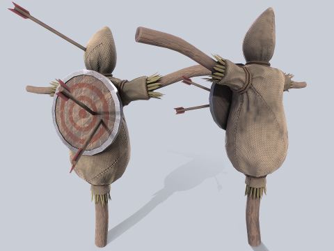 Training dummy 3D Model