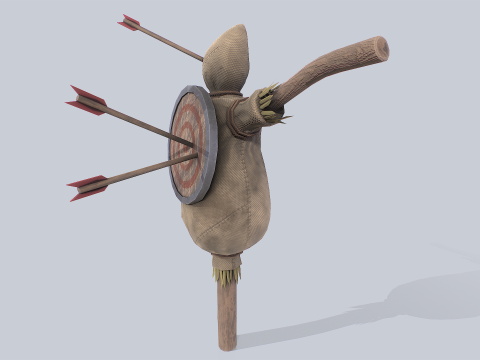 Training dummy 3D Model