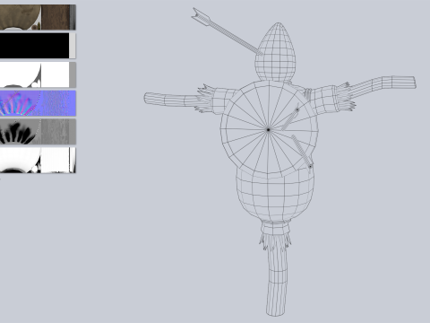 Training dummy 3D Model