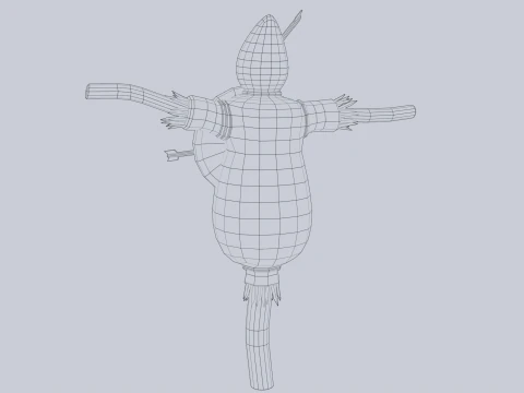 Boneco de treinamento Modelo 3D