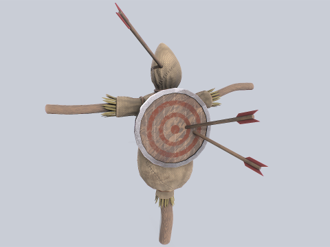 Training dummy 3D Model