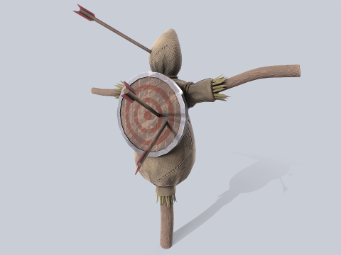 Training dummy 3D Model
