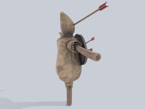 Training dummy 3D Model