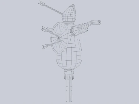 Boneco de treinamento Modelo 3D