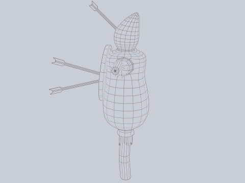 Training dummy 3D Model