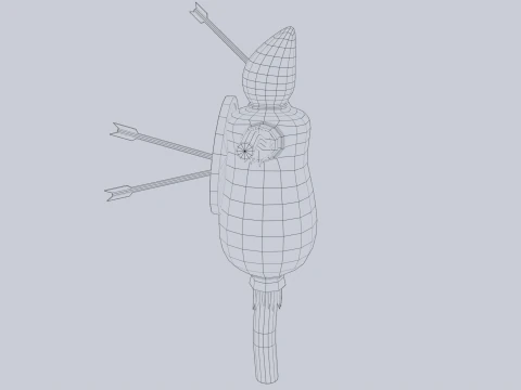 Boneco de treinamento Modelo 3D