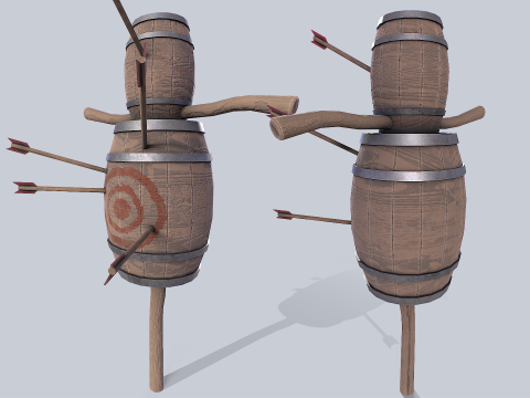 Training dummy 3D Model