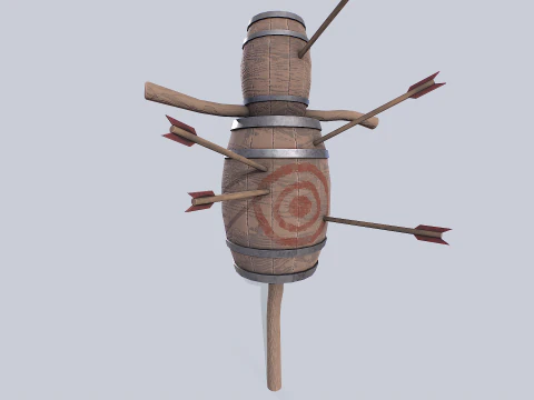 Training dummy 3D Model