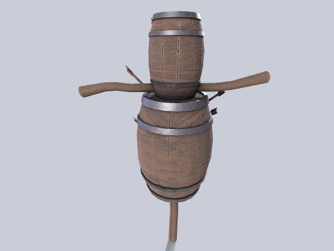 Training dummy 3D Model