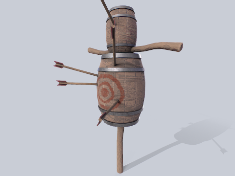 Training dummy 3D Model