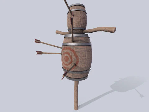 Training dummy 3D Model