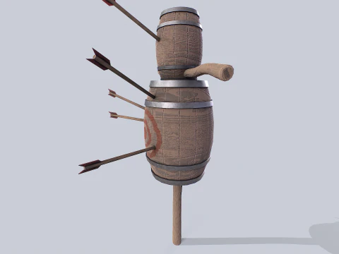 Training dummy 3D Model