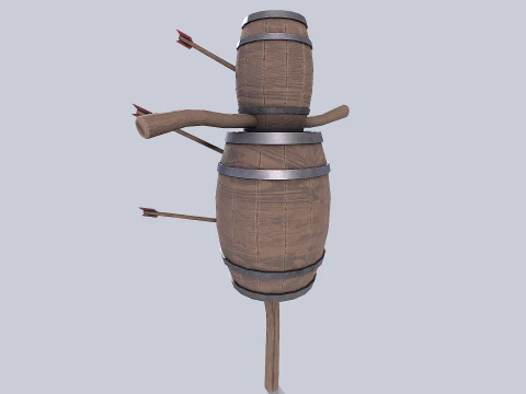 Training dummy 3D Model