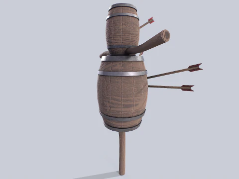 Training dummy 3D Model