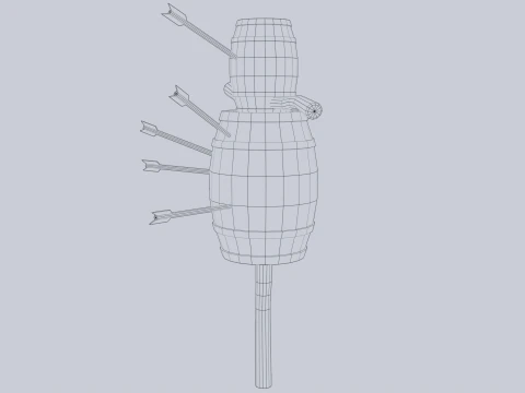 Training dummy 3D Model