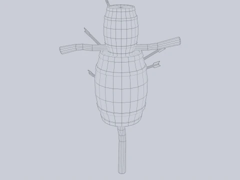 Training dummy 3D Model