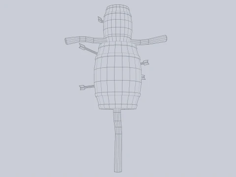 Training dummy 3D Model