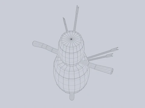 Training dummy 3D Model