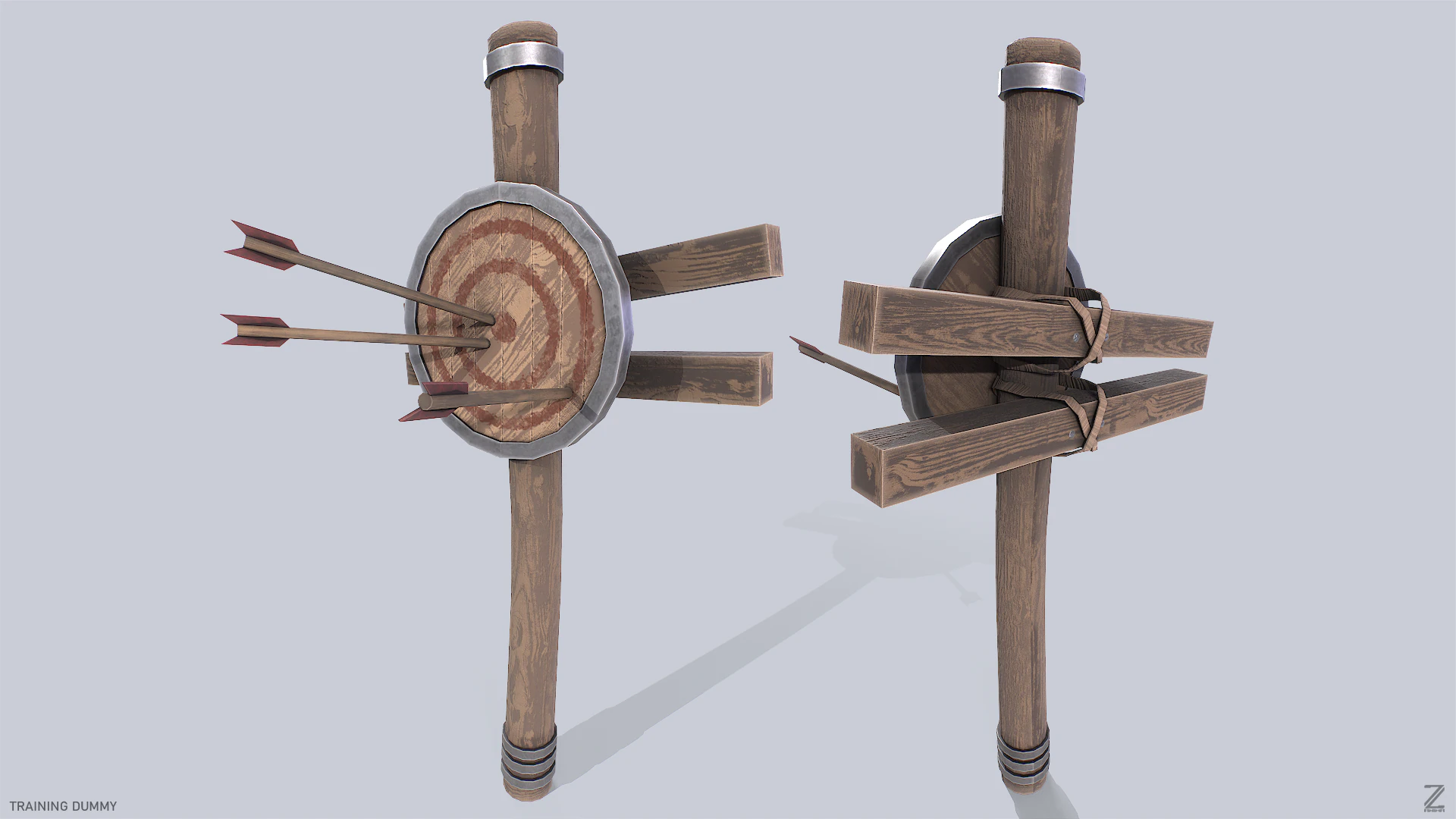 Training dummy 3D Model .c4d .max .obj .3ds .fbx .stl .blend 