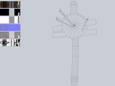 Training dummy 3D Model