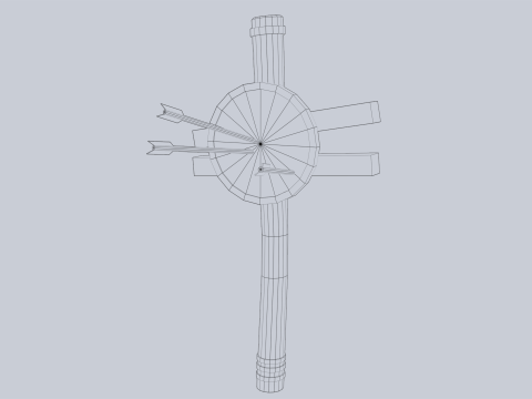 Training dummy 3D Model