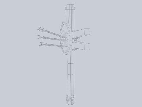 Training dummy 3D Model