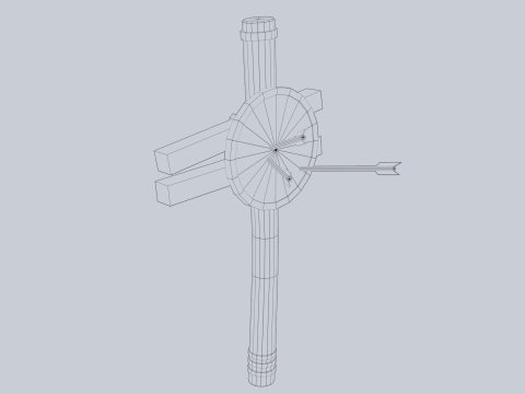 Training dummy 3D Model
