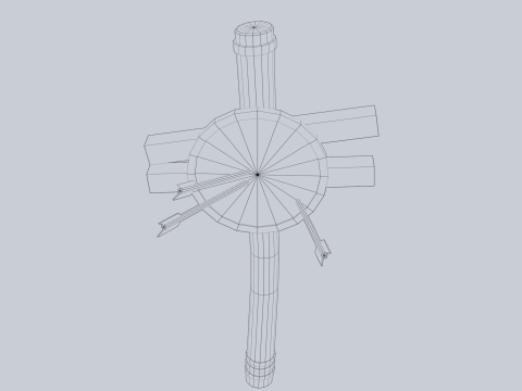 Training dummy 3D Model