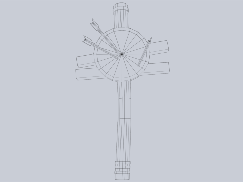 Training dummy 3D Model