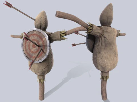 Collezione di manichini da allenamento Modello 3D